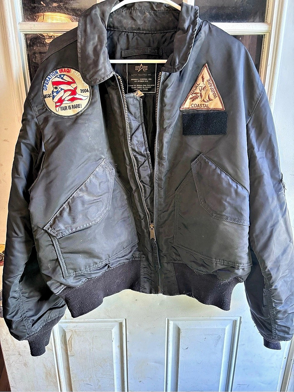 Alpha Industries CWU-45/P Flight Jacket Black XL